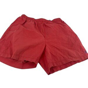 Ralph Lauren Polo Sport Swim Trunks Red with Blue Pony Size Large